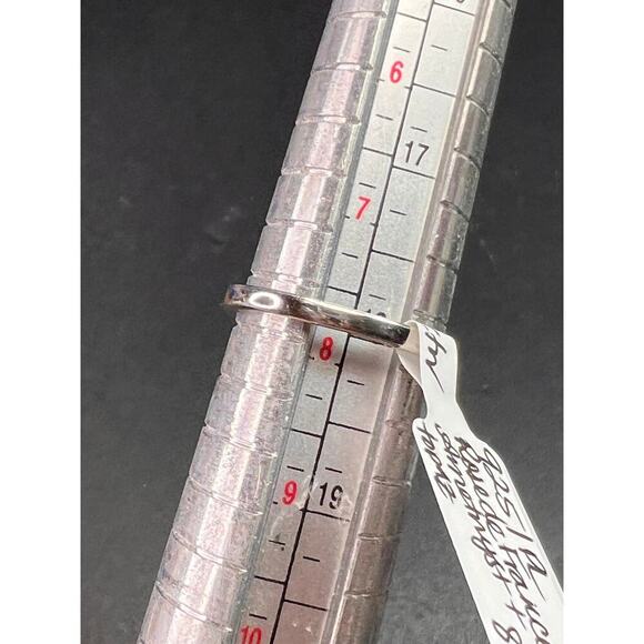 NEW Rose de France amethyst art deco sterling silver ring size 8 - Picture 11 of 11